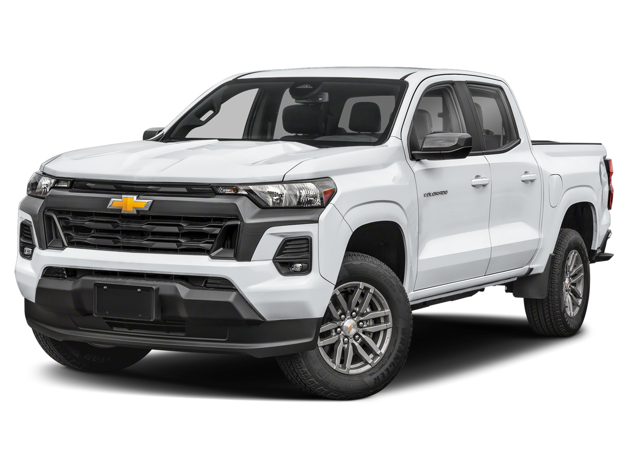 2024 Chevrolet Colorado LT in Glacier Blue Metallic — front three-quarter view