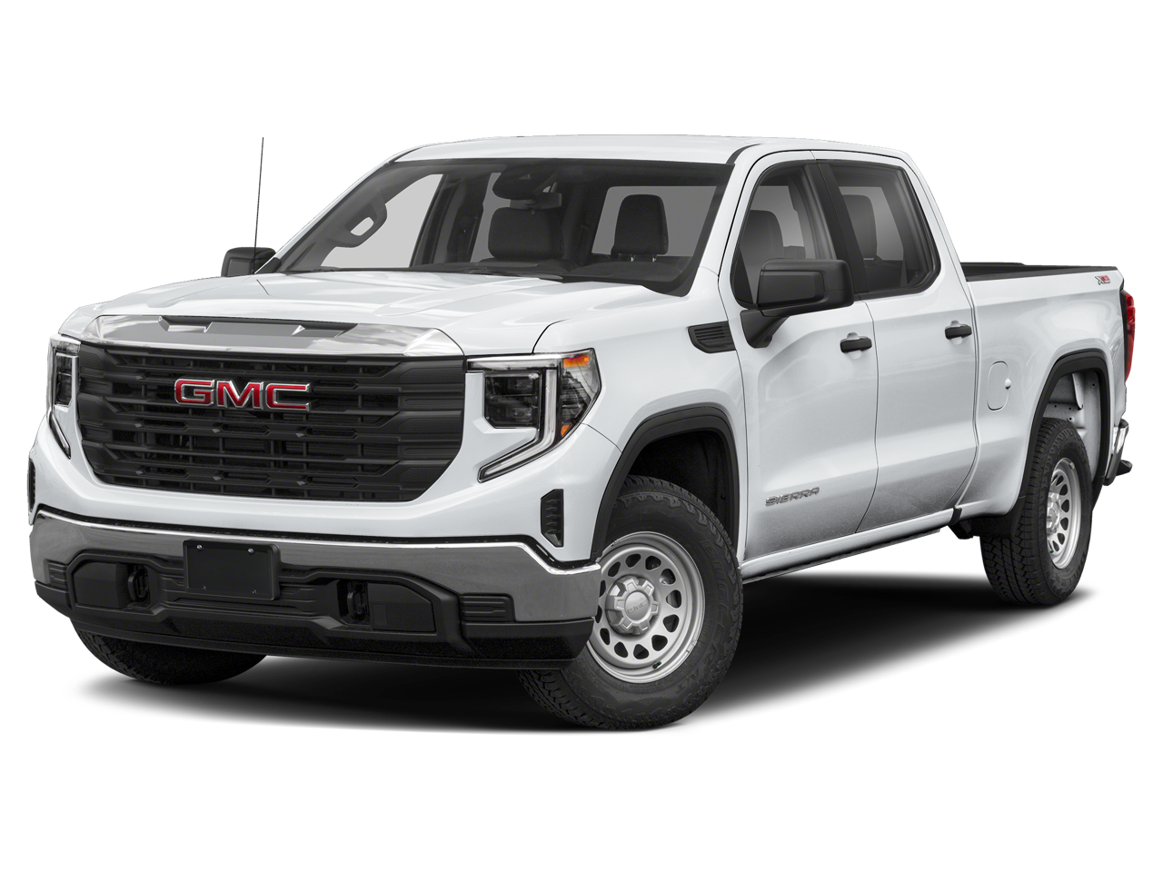 2024 GMC Sierra 1500 SLT in Titanium Rush Metallic — front three-quarter view