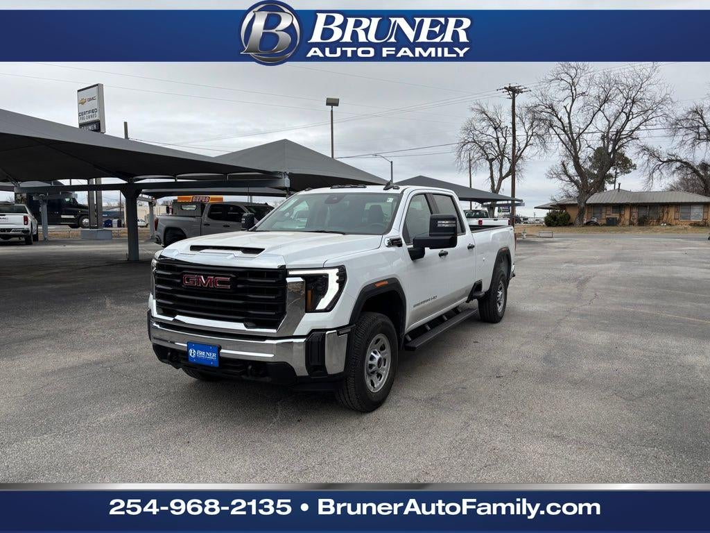 2026 GMC Sierra 2500 HD Pro in Summit White — front three-quarter view