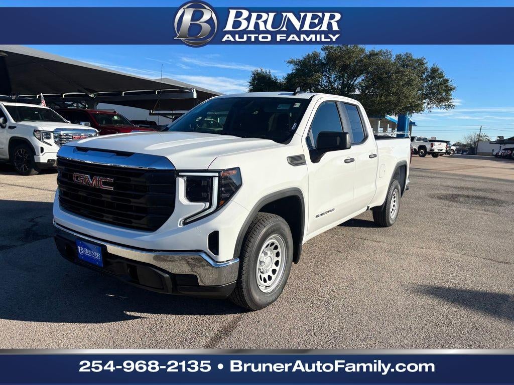 2026 GMC Sierra 1500 Pro in Summit White — front three-quarter view