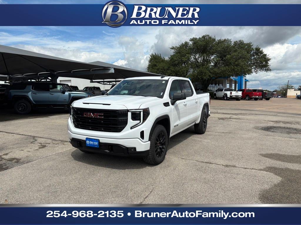 2026 GMC Sierra 1500 Elevation in Summit White — front three-quarter view