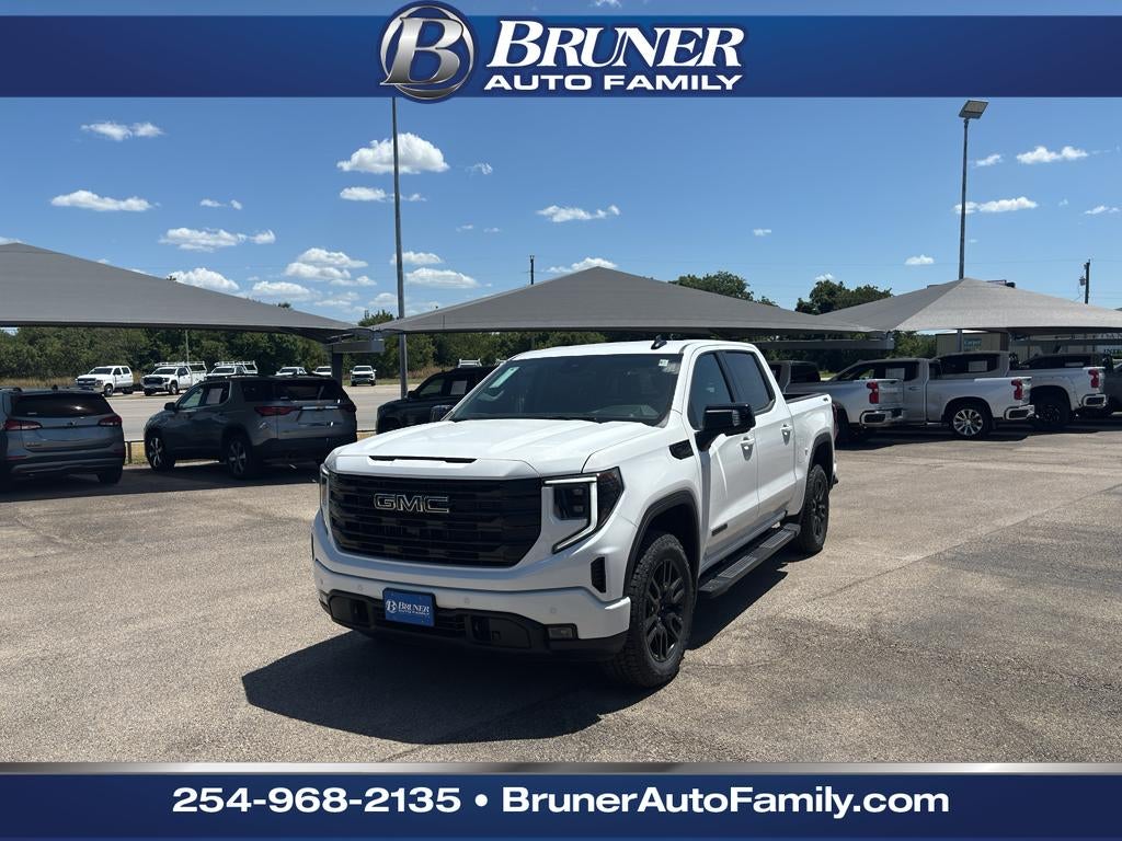 2026 GMC Sierra 1500 Elevation in Summit White — front three-quarter view