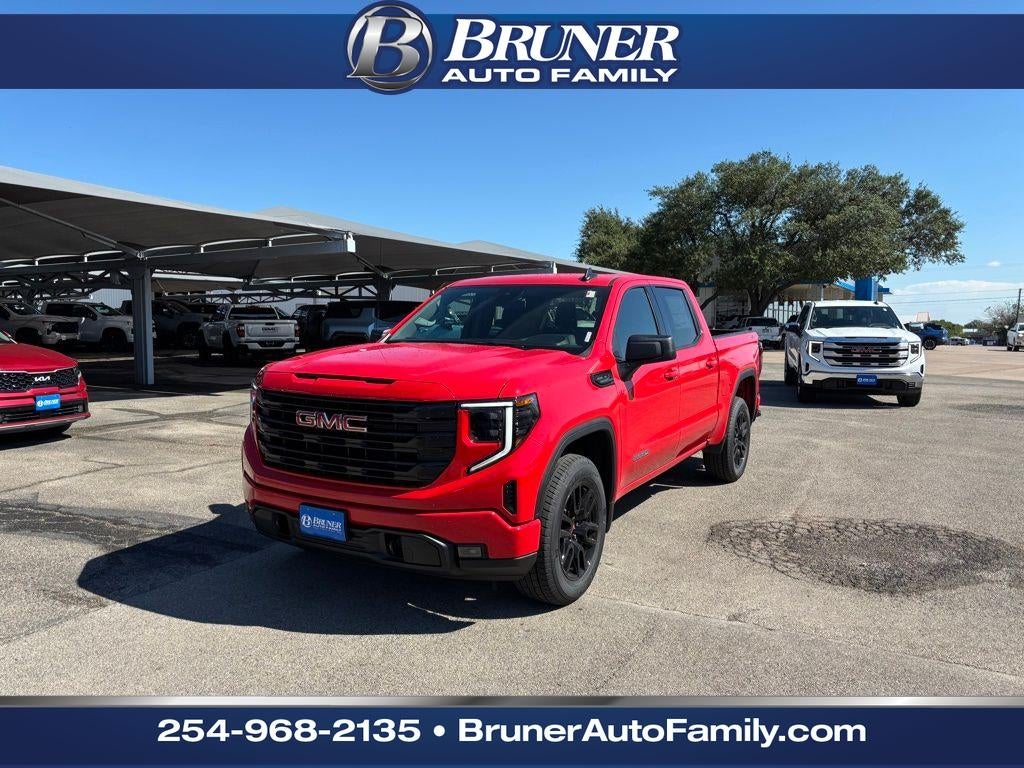 2026 GMC Sierra 1500 Elevation in Cardinal Red — front three-quarter view