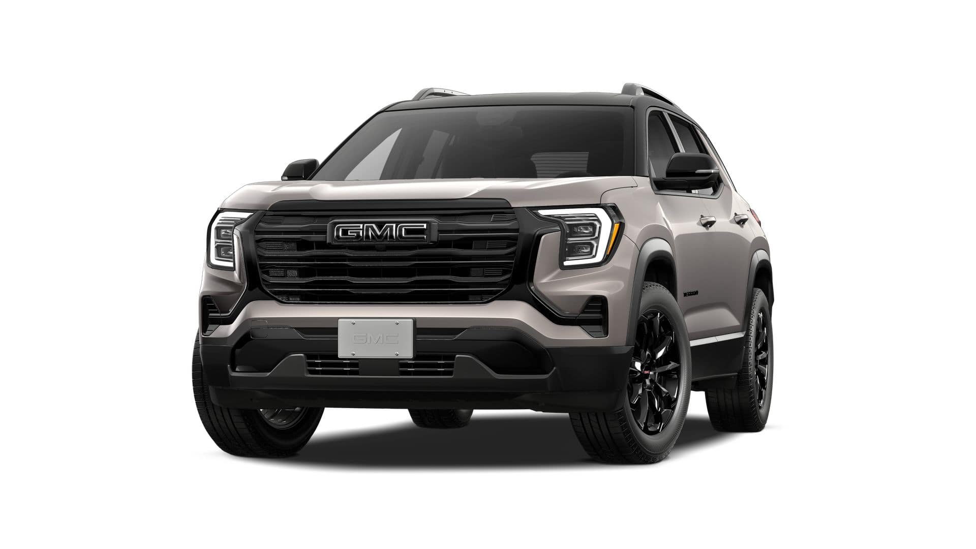 2027 GMC Terrain FWD Elevation in Riverstone Metallic — front three-quarter view
